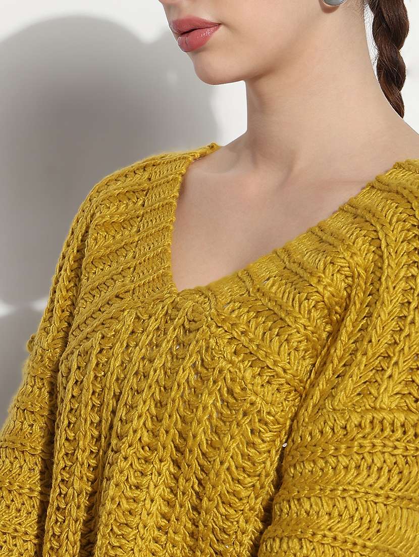 women solid long sleeve crop top - 21979991 -  Standard Image - 4