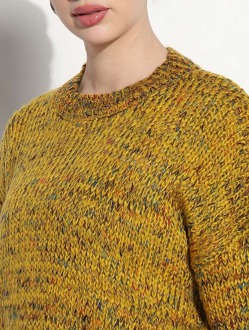 women self designed long sleeve regular pullover - 21979992 -  Standard Image - 4