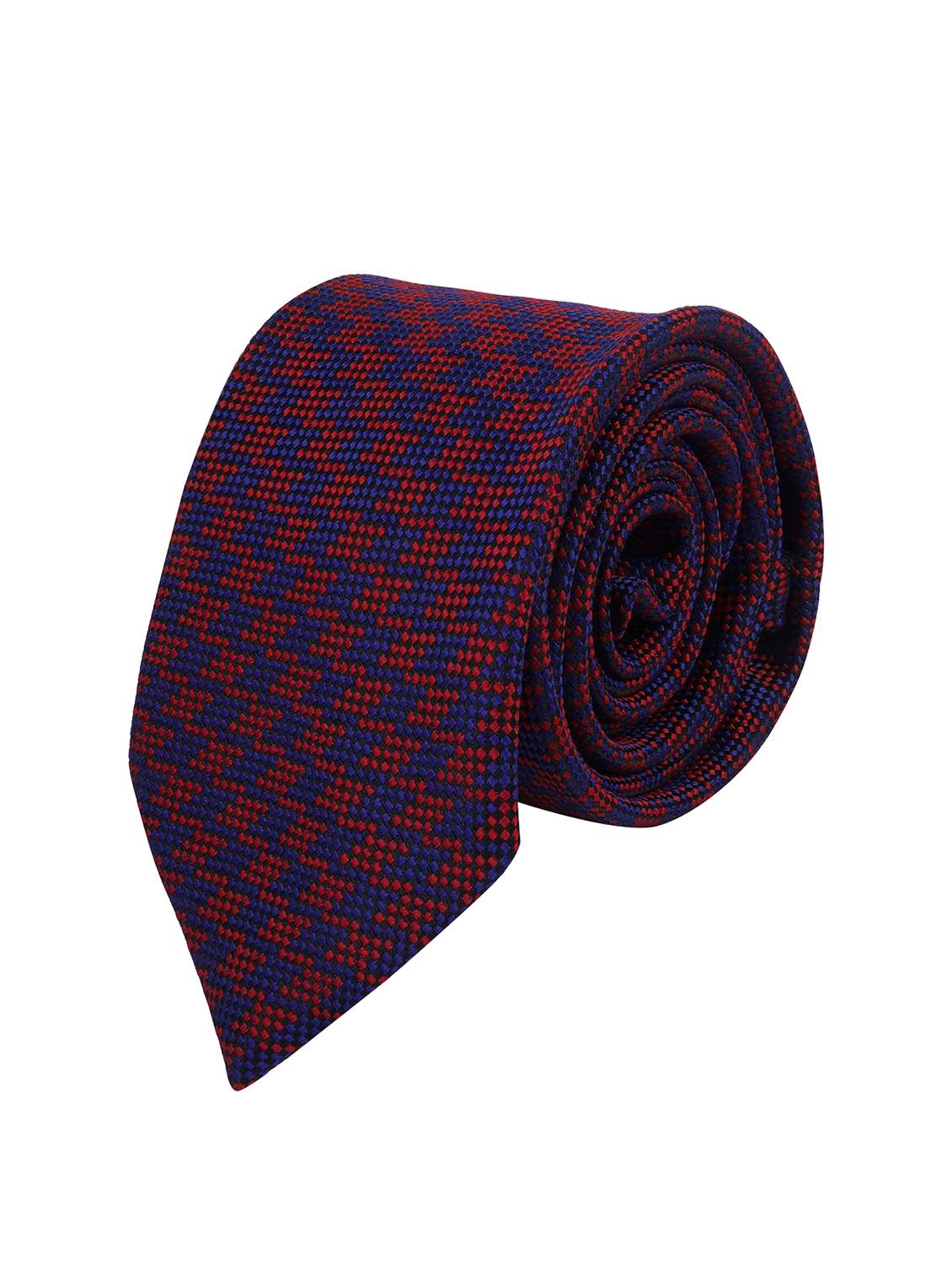 men red and blue patterned tie - 21980295 - Standard Image - 1