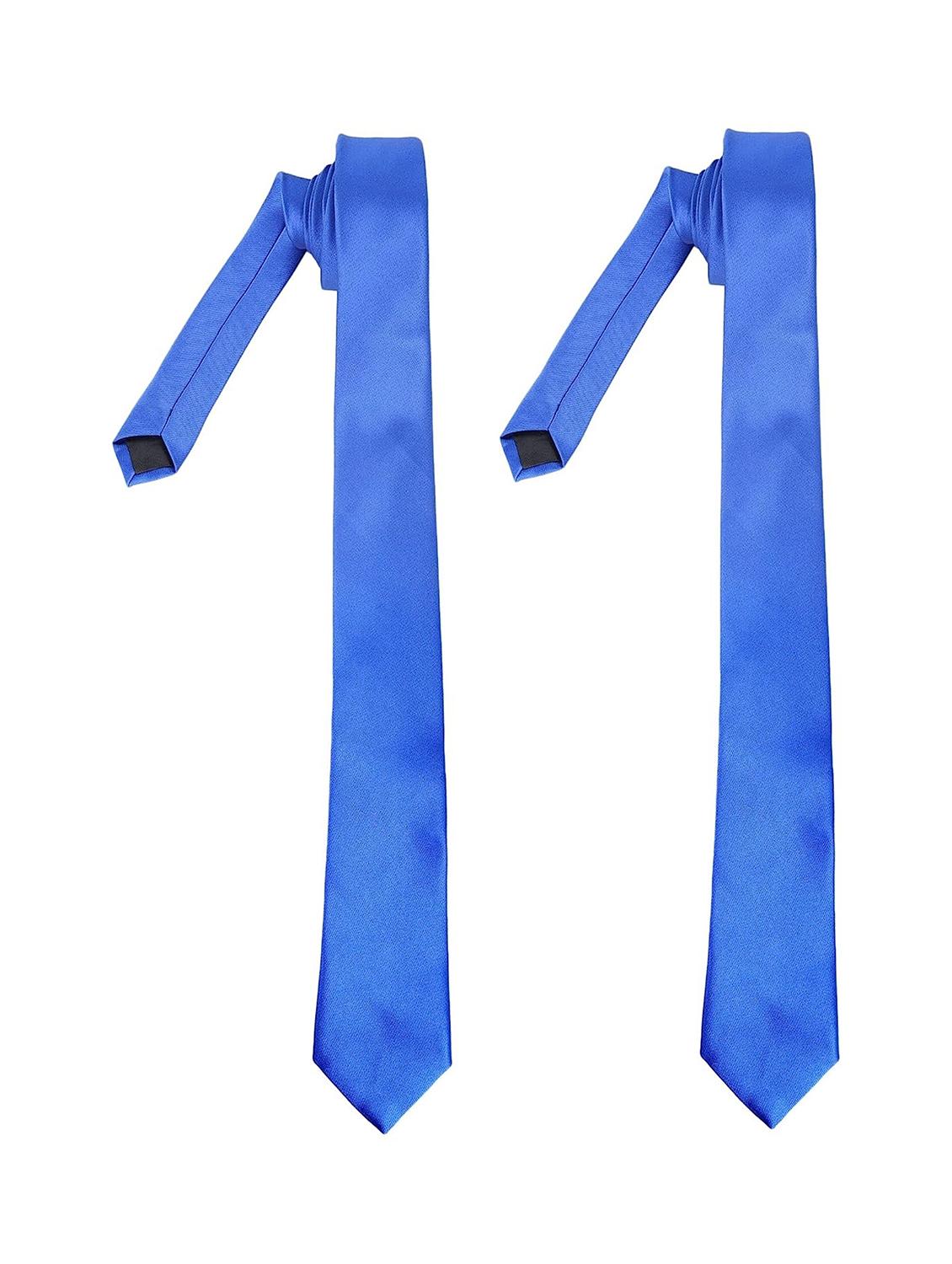 men pack of 2 blue solid tie - 21980341 - Standard Image - 1