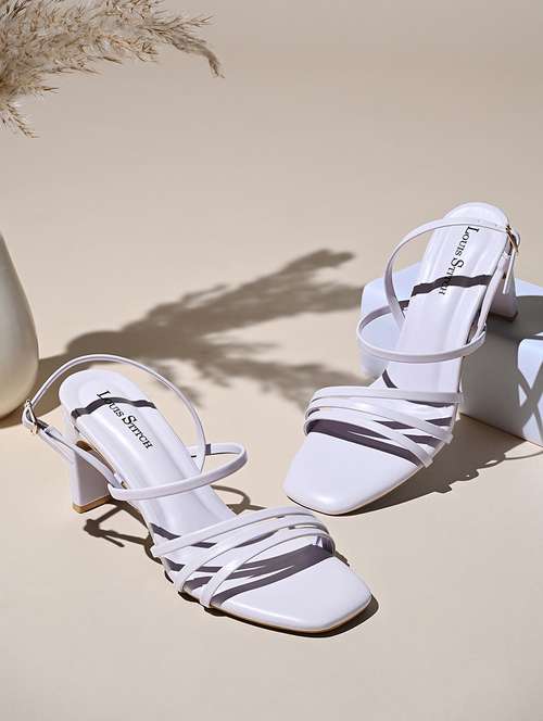 women beige strappy block heel sandal  - 21980375 -  Standard Image - 0