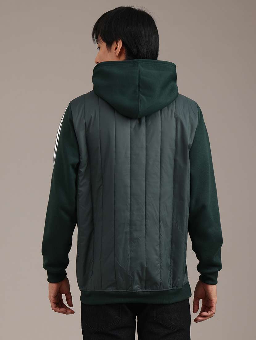 men printed long sleeve hooded sweatshirt - 21980510 -  Standard Image - 4