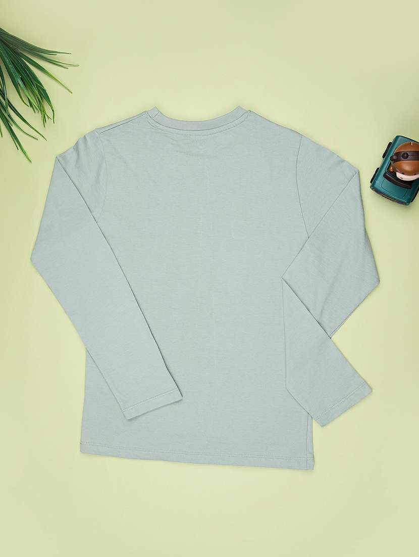 boys front print long sleeve t-shirt - 21980555 - Standard Image - 1