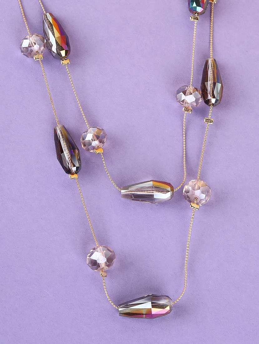 multi colored metal chain necklace - 21980746 -  Standard Image - 1