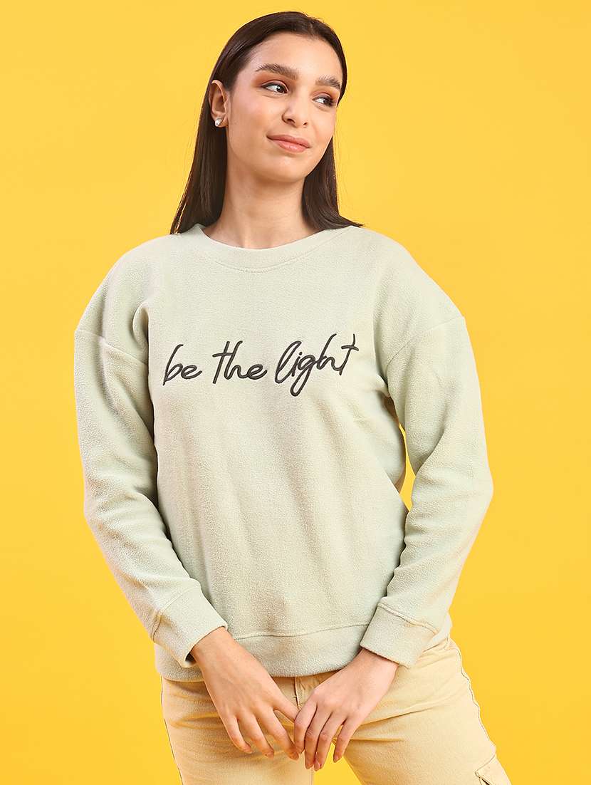 women printed long sleeve sweatshirt - 21980754 -  Standard Image - 1