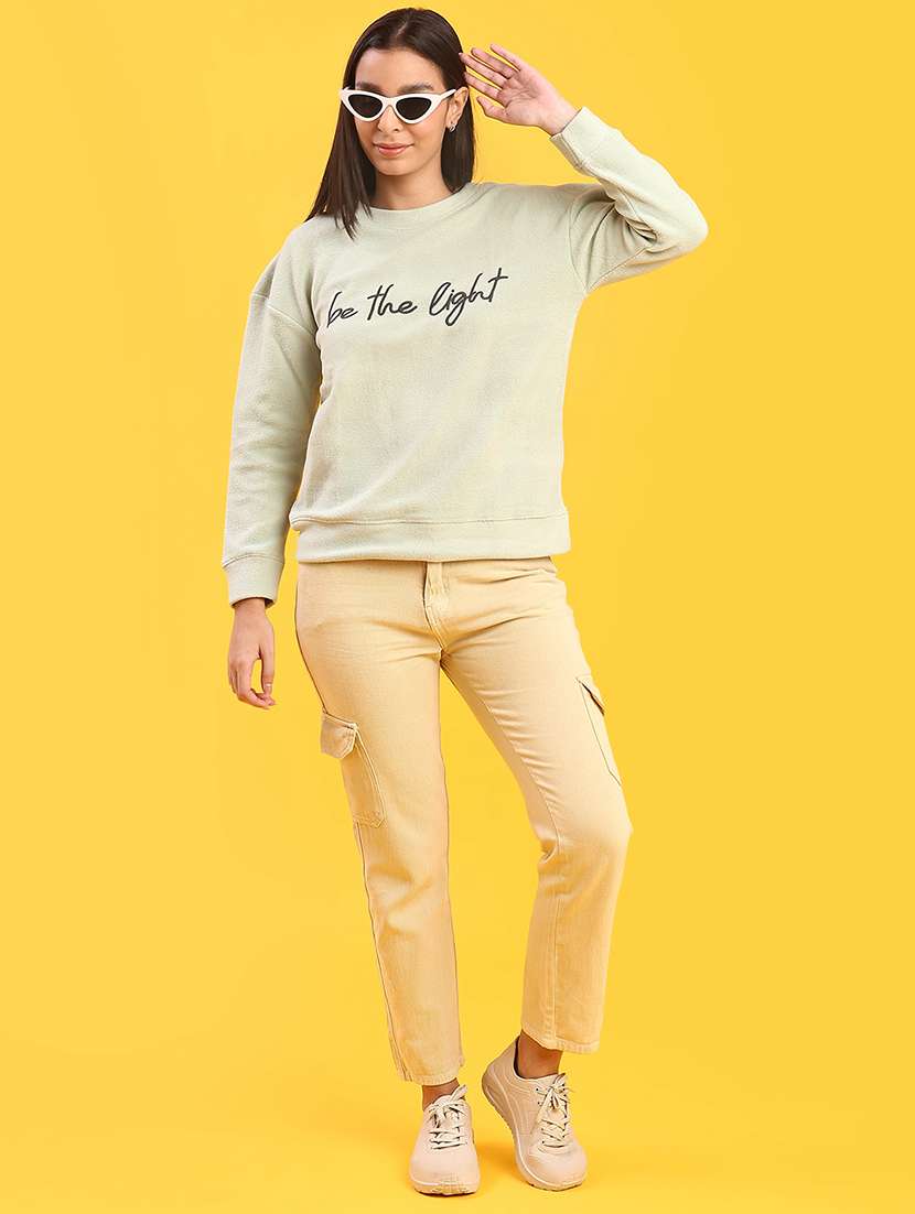 women printed long sleeve sweatshirt - 21980754 -  Standard Image - 4