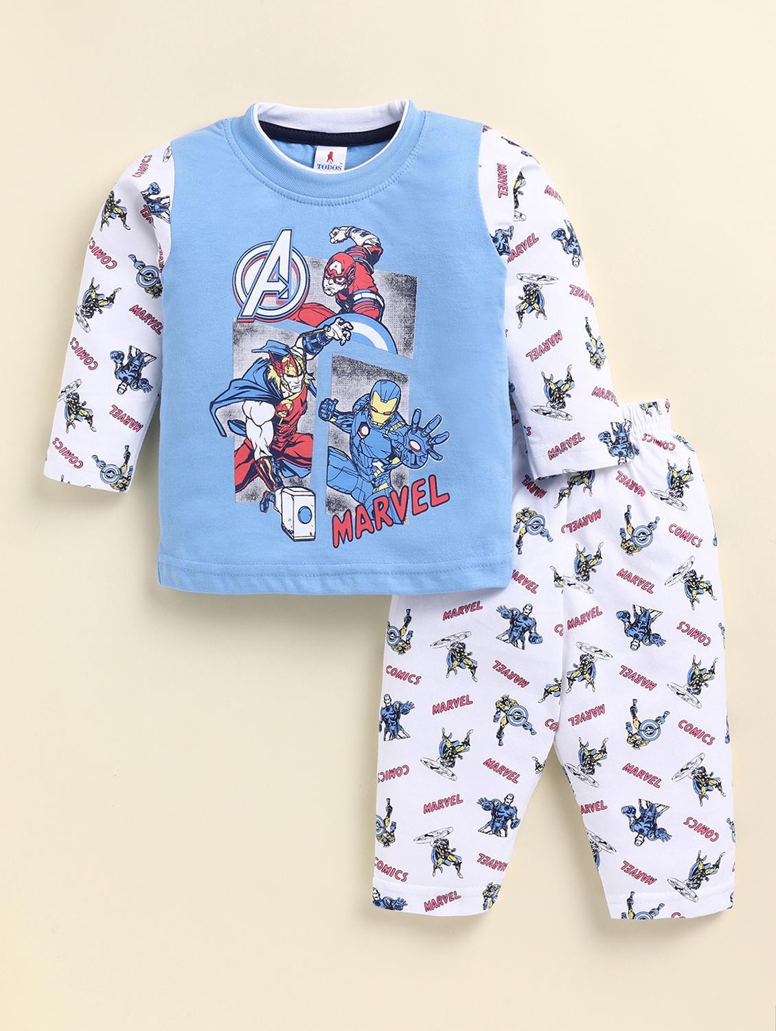 kids pack of 2 printed full length set - 21980887 - Standard Image - 1