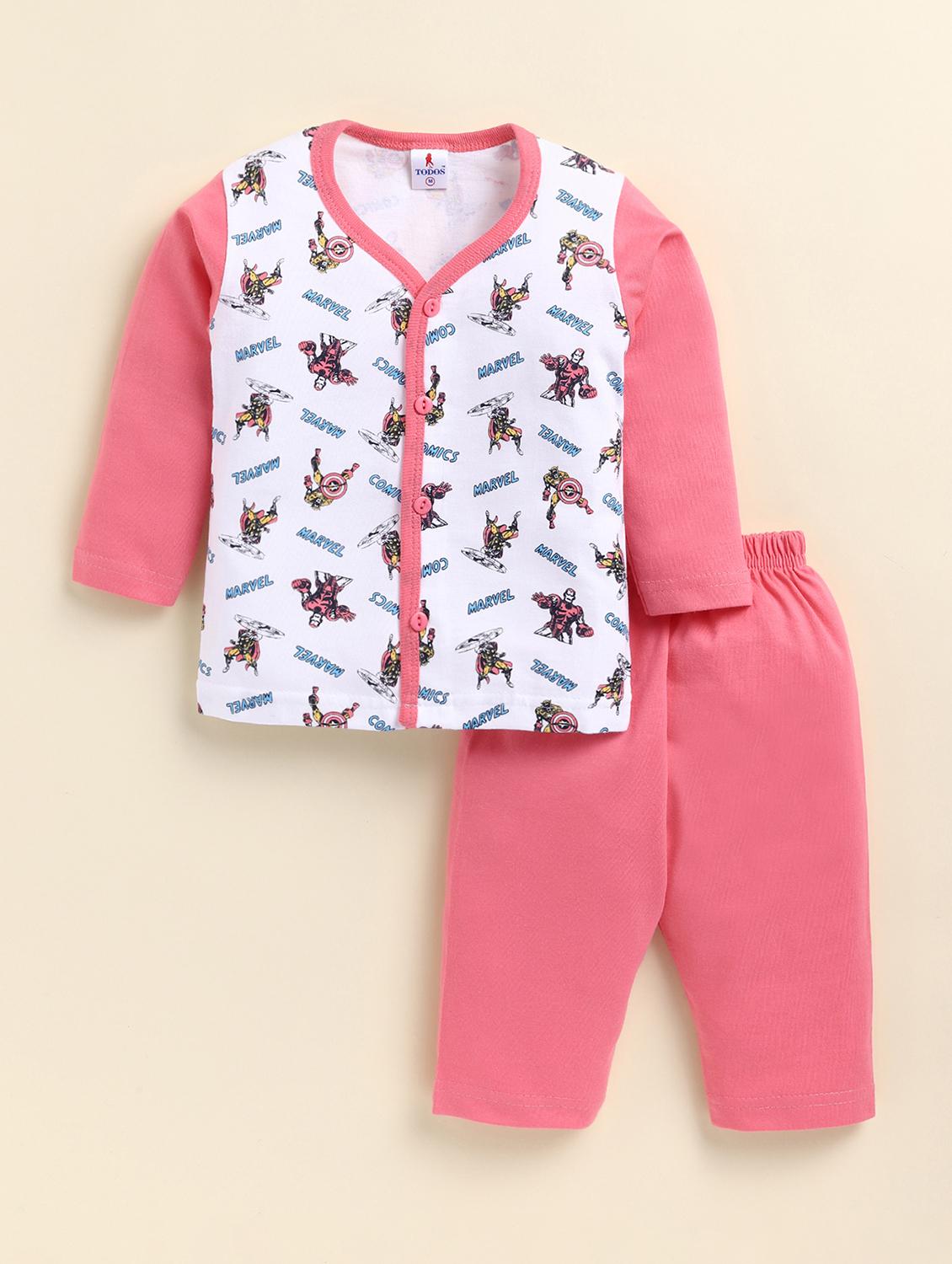 kids pack of 2 printed full length set - 21980889 - Standard Image - 1
