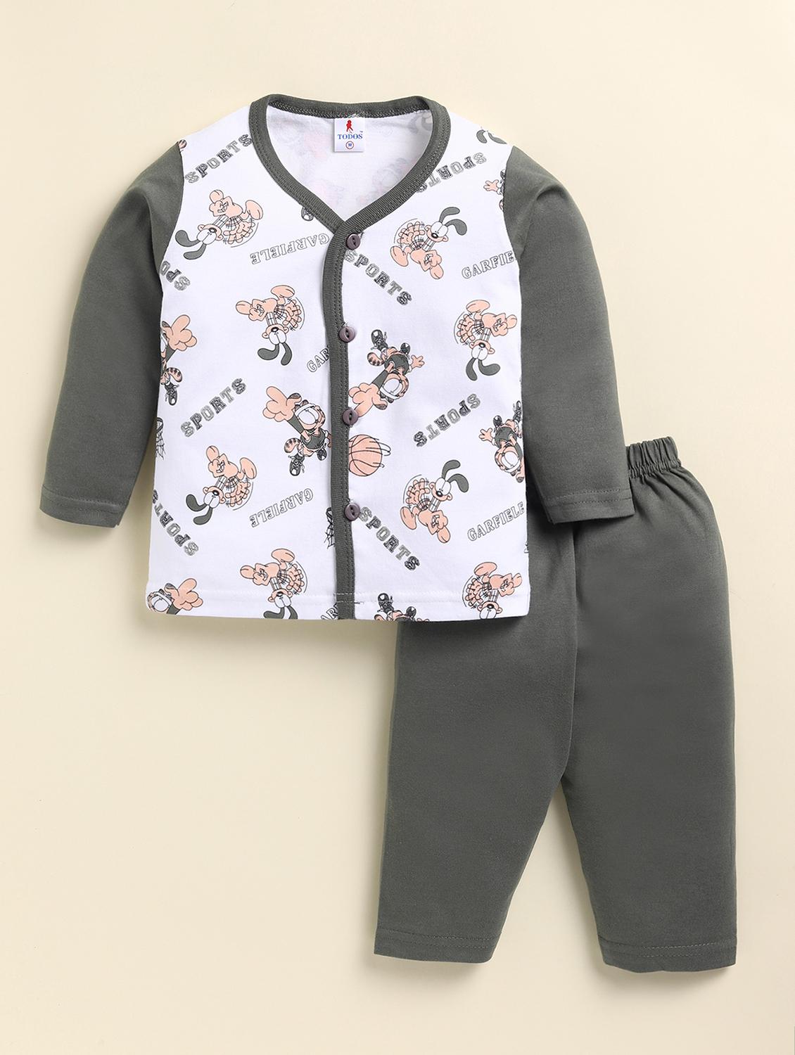 kids pack of 2 printed full length set - 21980892 - Standard Image - 1