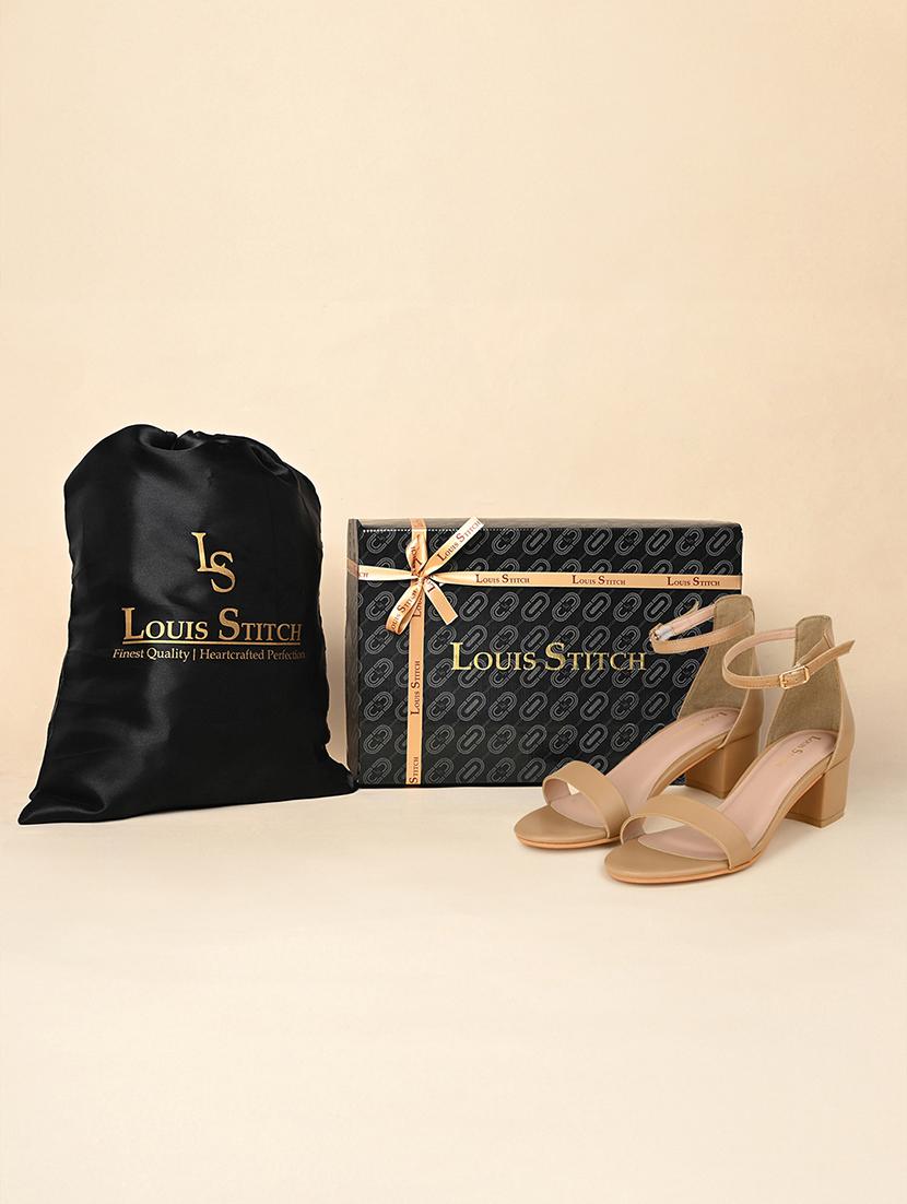 women solid ankle strap block sandal - 21980910 - Standard Image - 4