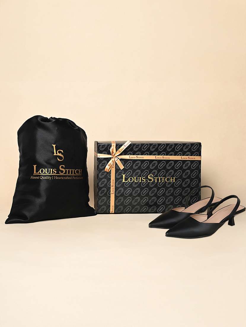 women black solid pointed mules  - 21980913 -  Standard Image - 4