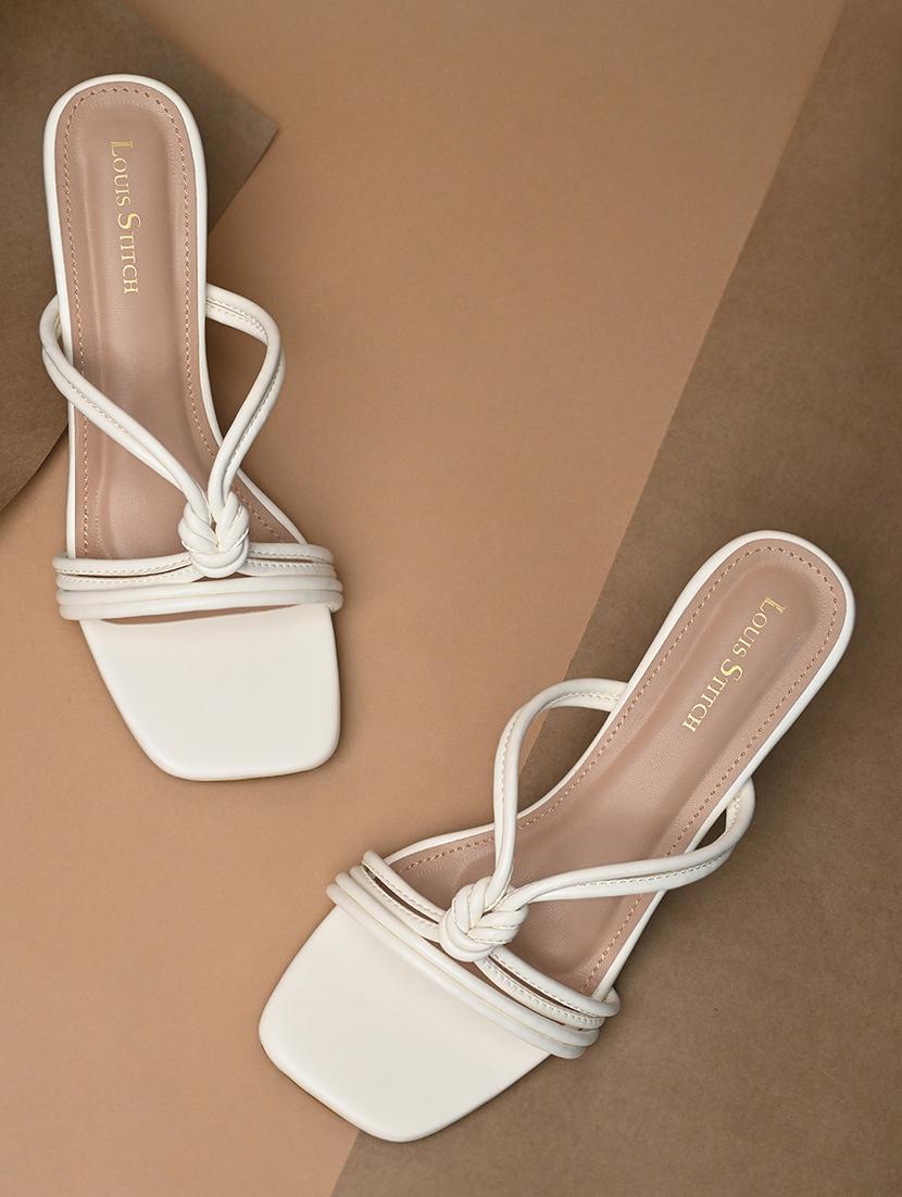 women solid slip on heels - 21980920 -  Standard Image - 1