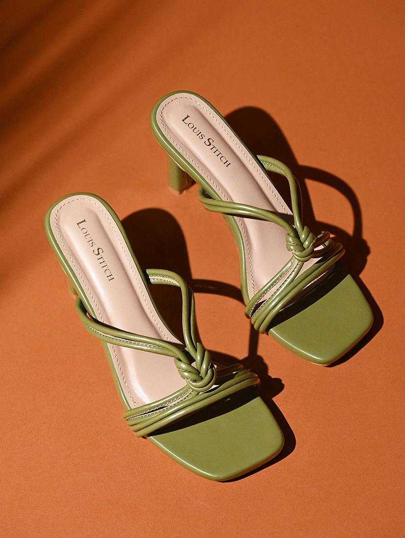 women solid slip on heels - 21980921 - Zoom Image - 0