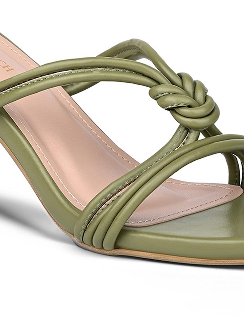 women solid slip on heels - 21980921 - Standard Image - 4