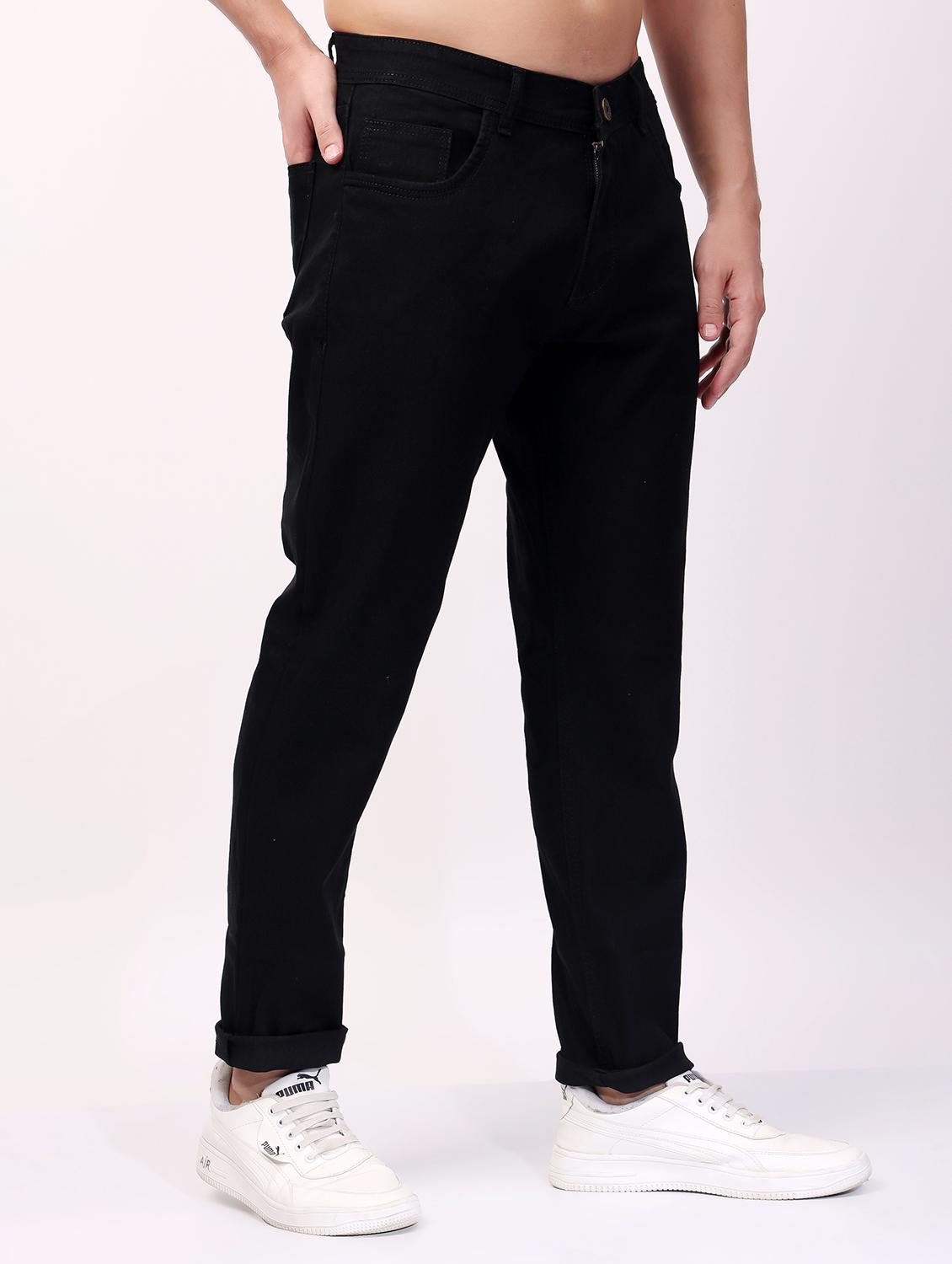 men black mid rise full length jeans - 21980953 -  Standard Image - 1