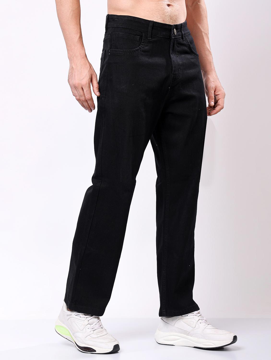 men black mid rise full length jeans - 21980958 -  Standard Image - 1
