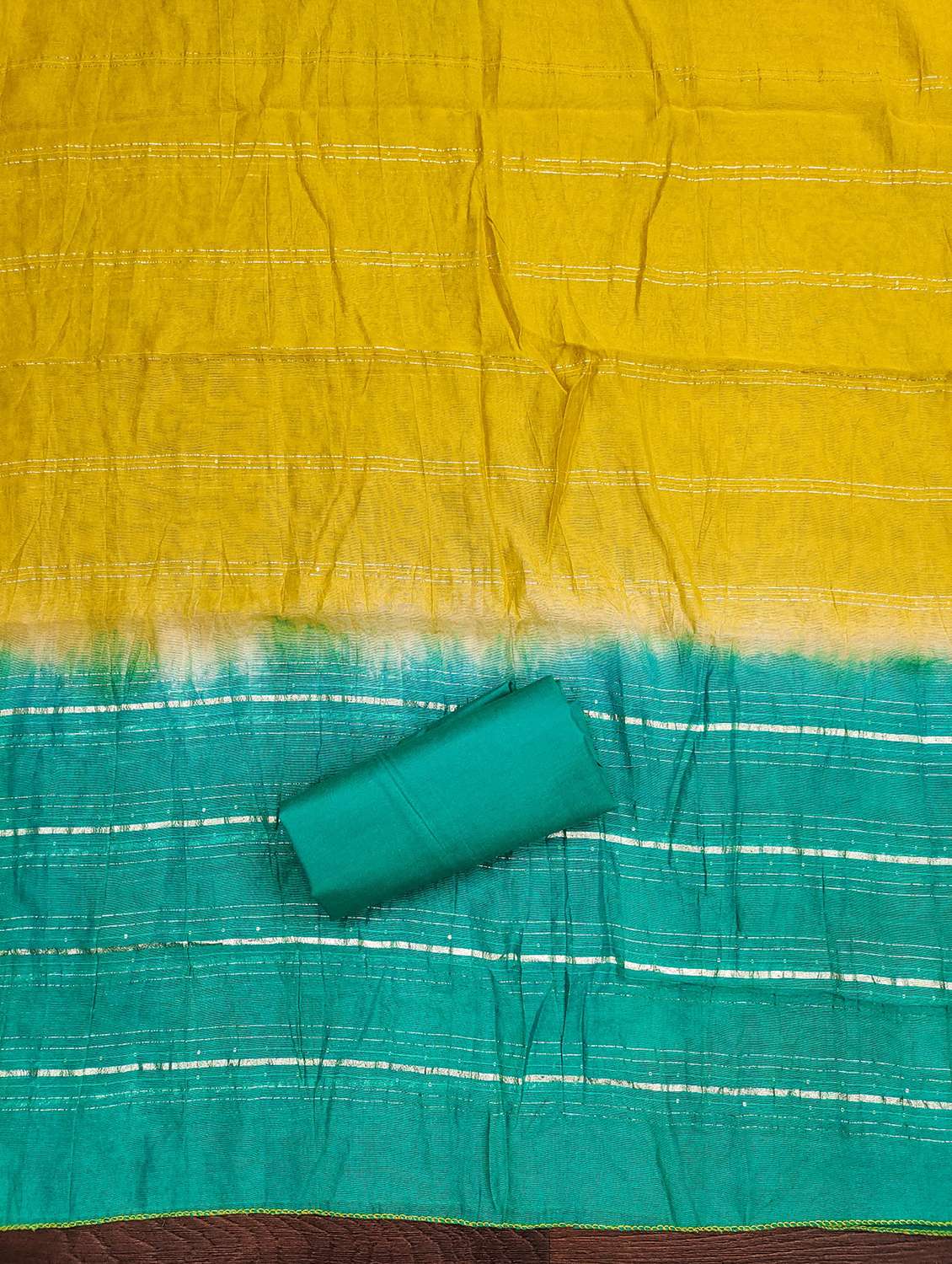 women solid with work embroidered unstitched suit set - 21981031 -  Standard Image - 1