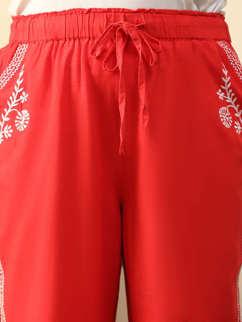women plus size solid mid rise wide leg trouser - 21981179 - Standard Image - 6