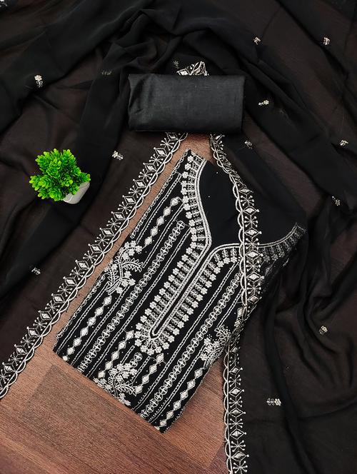 women embroidered unstitched suit set - 21981319 - Standard Image - 0