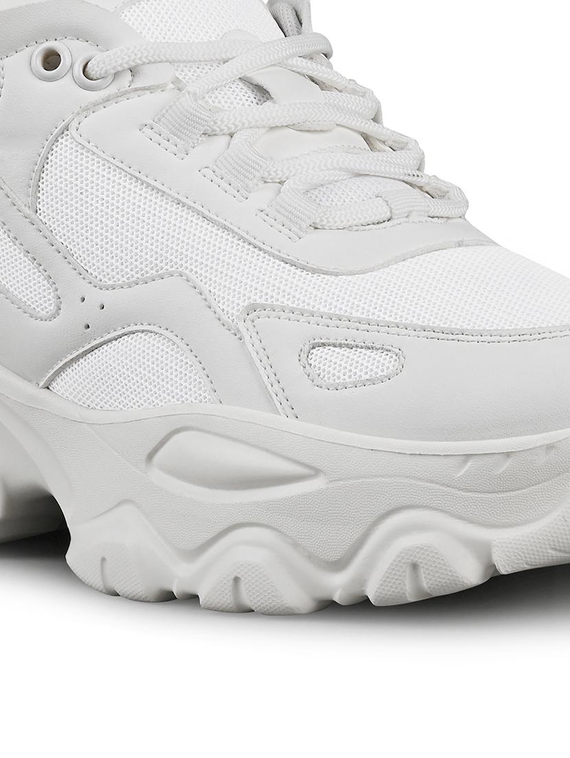 women white lace-up sneaker - 21981511 - Standard Image - 4