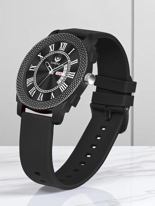 men sporty analog watch with silicone strap - 21981561 -  Standard Image - 0