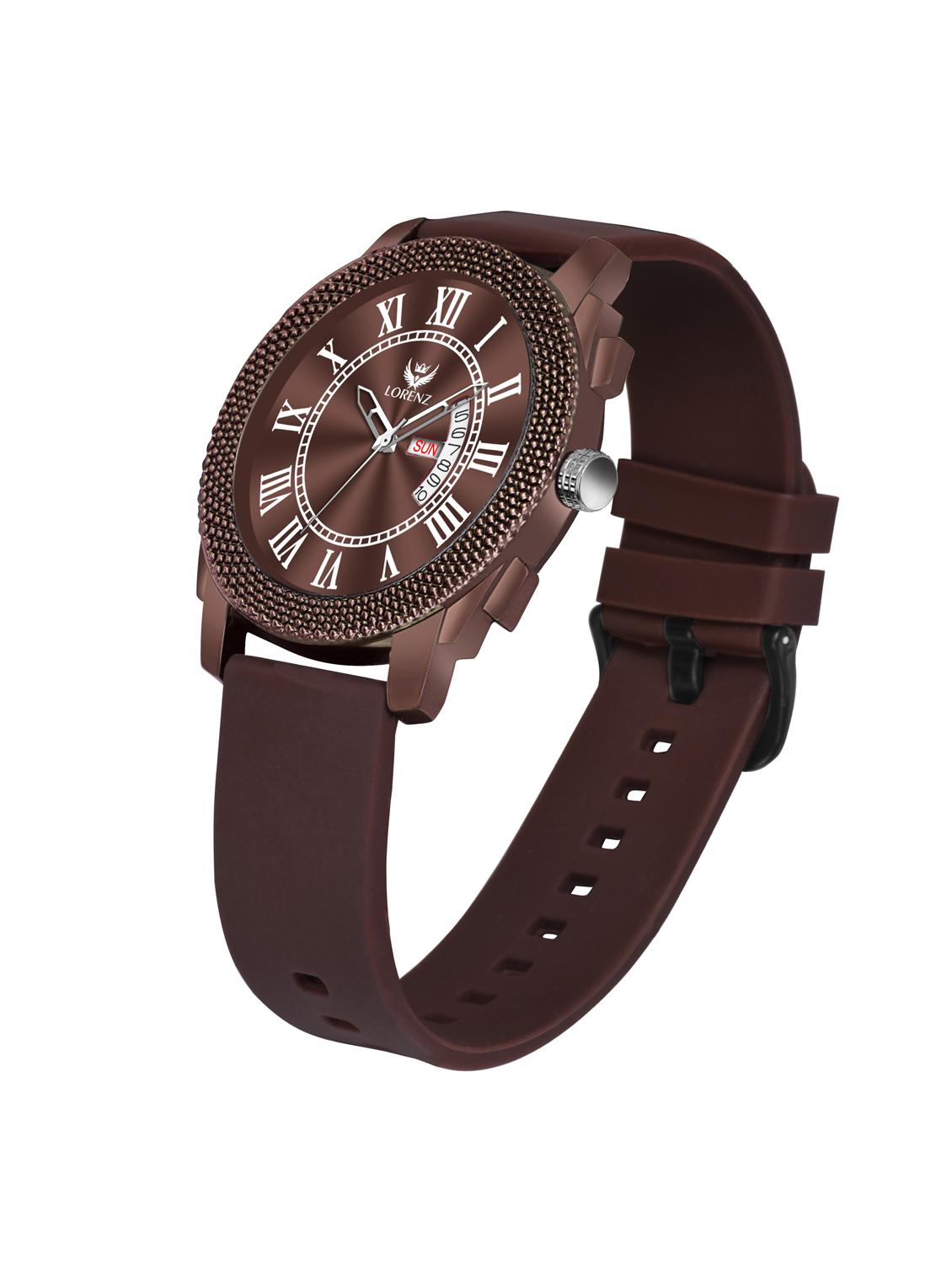 men sporty analog watch with silicone strap - 21981562 -  Standard Image - 1