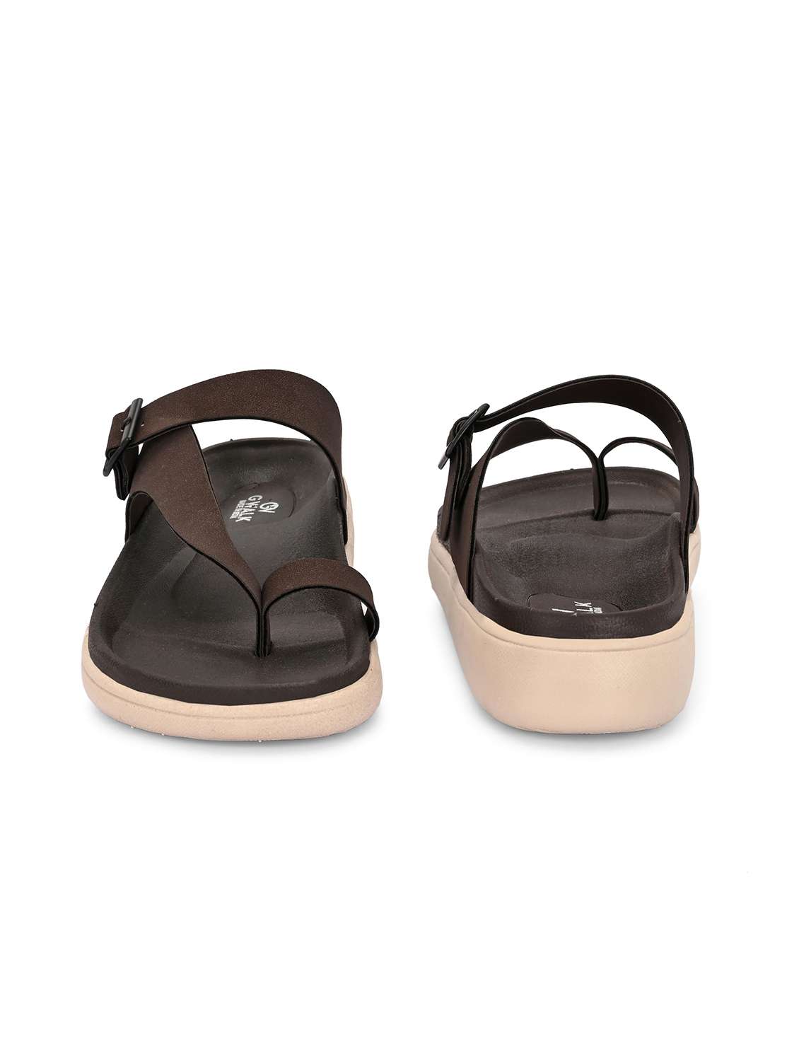 men solid one toe sandal - 21981691 -  Standard Image - 4