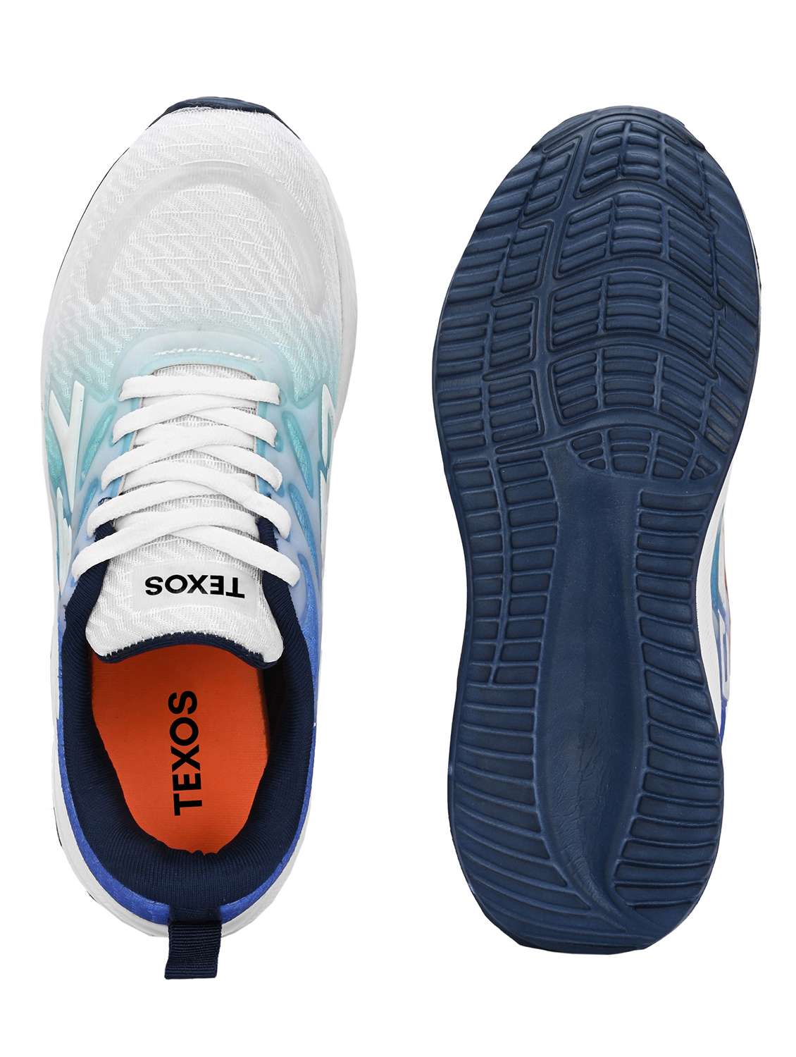 men blue lace-up sport shoe - 21981705 - Standard Image - 4