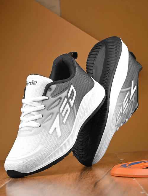 men grey lace-up sport shoe - 21981706 -  Standard Image - 0