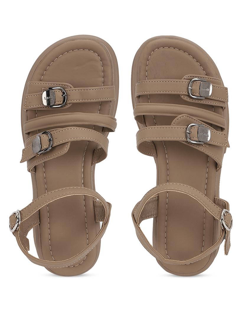women beige ankle strap platform sandal - 21981895 - Standard Image - 4