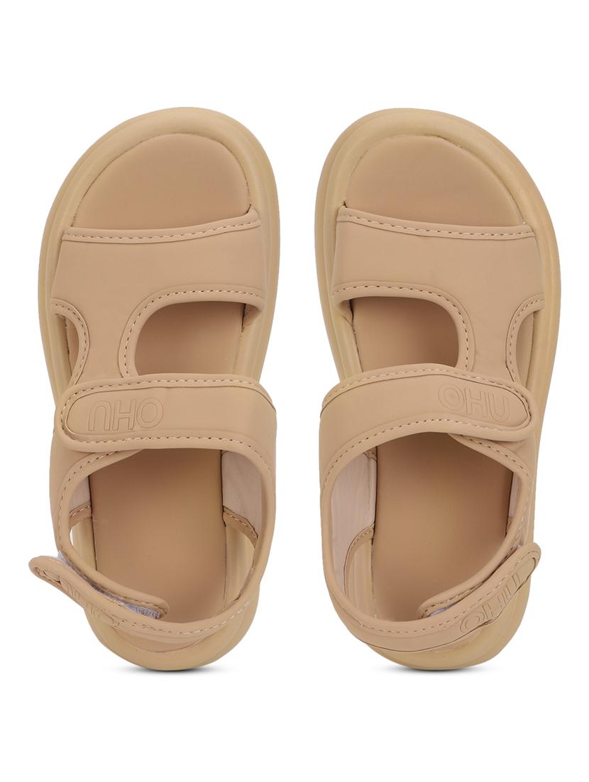 women beige back strap platform sandal - 21981903 - Standard Image - 4
