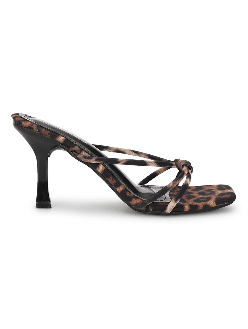 women animal print slip on sandal - 21981907 - Standard Image - 1