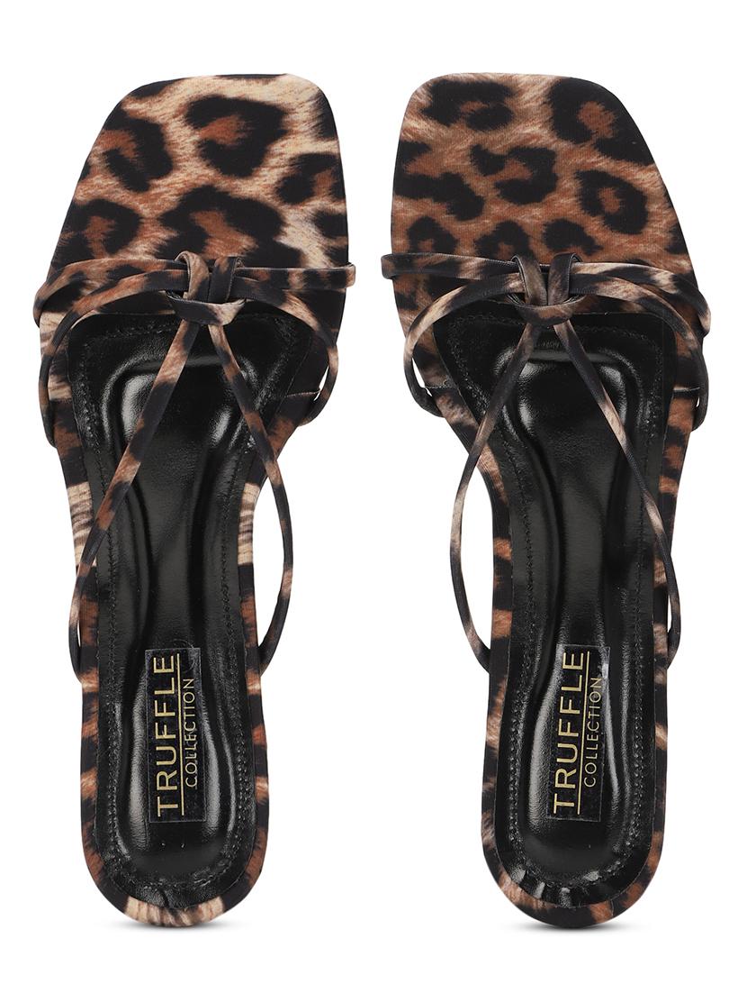 women animal print slip on sandal - 21981907 - Standard Image - 4