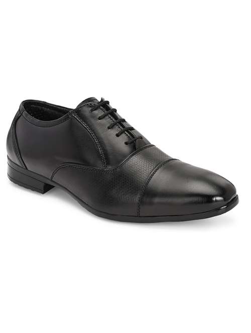 men black lace-up oxford