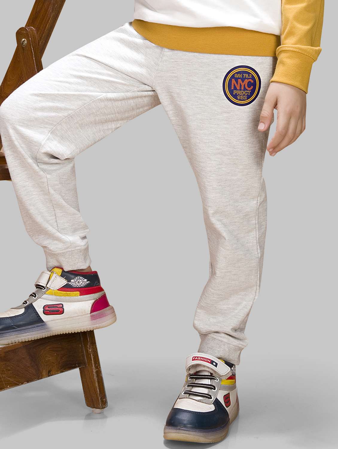 boys pack of 2 mid rise jogger - 21982261 -  Standard Image - 1