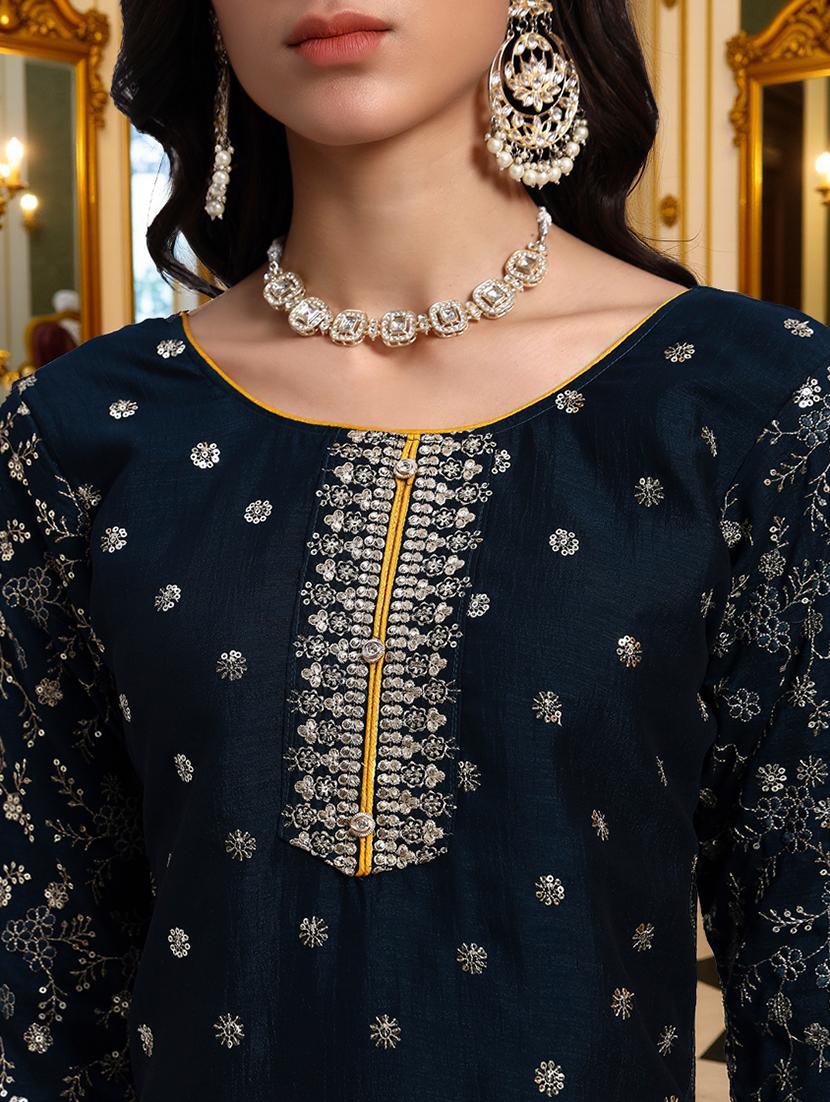 green silk blend suit set - 21982262 - Standard Image - 4