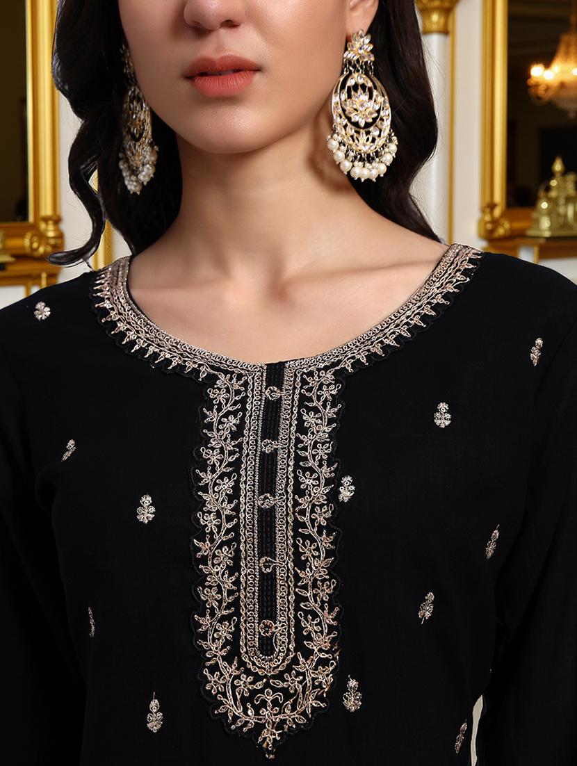 black silk blend coord set - 21982263 - Standard Image - 4
