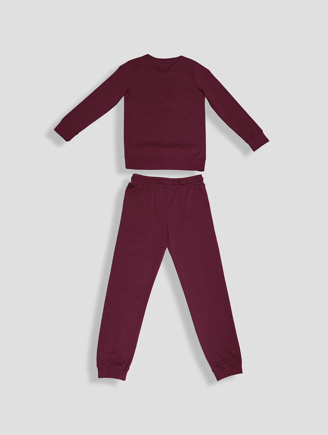 girls graphic printed long sleeve pyjama set nightwear - 21982293 - Standard Image - 4
