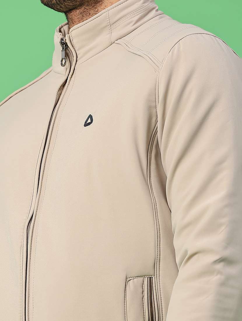 men solid long sleeve bomber jacket - 21982321 -  Standard Image - 4