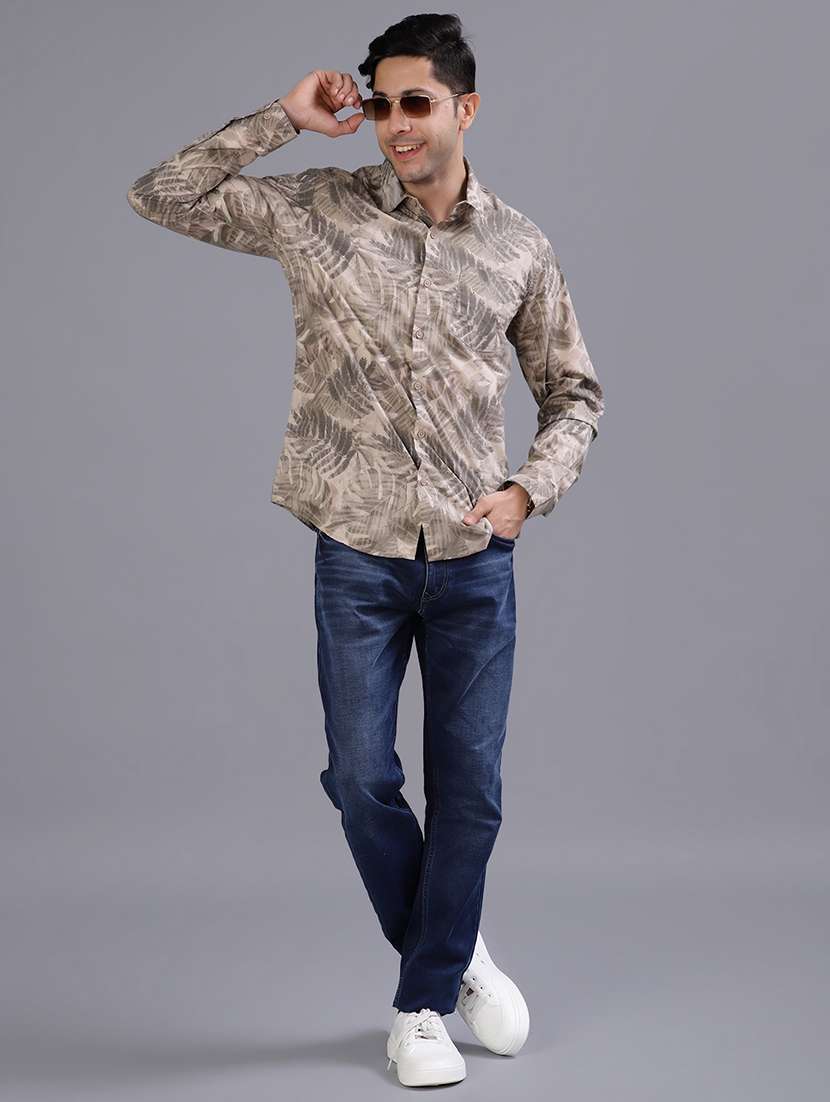 men washed mid rise full length tapered jeans - 21982419 -  Standard Image - 4