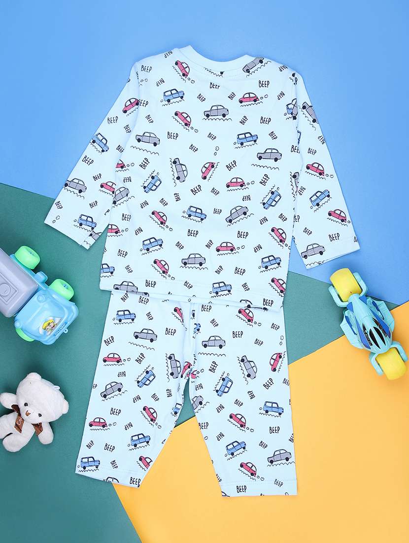 kids printed t-shirt and pajama co-ord set - 21982441 -  Standard Image - 1