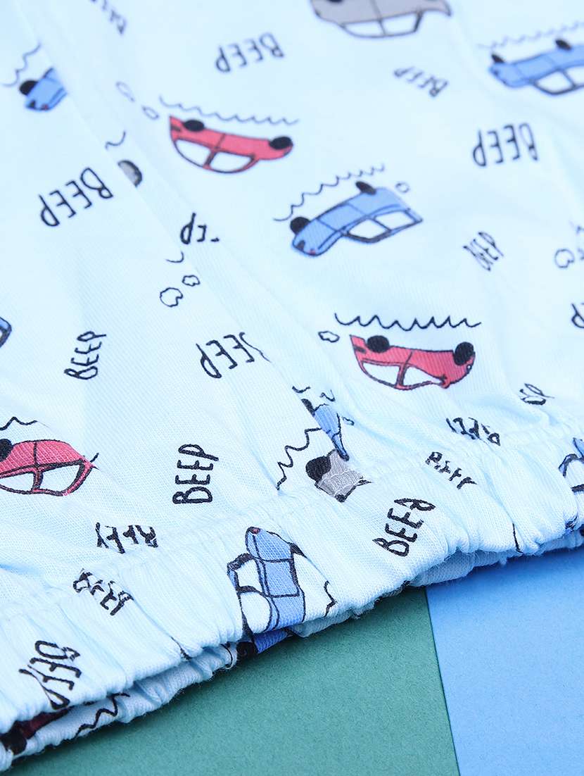 kids printed t-shirt and pajama co-ord set - 21982441 -  Standard Image - 4