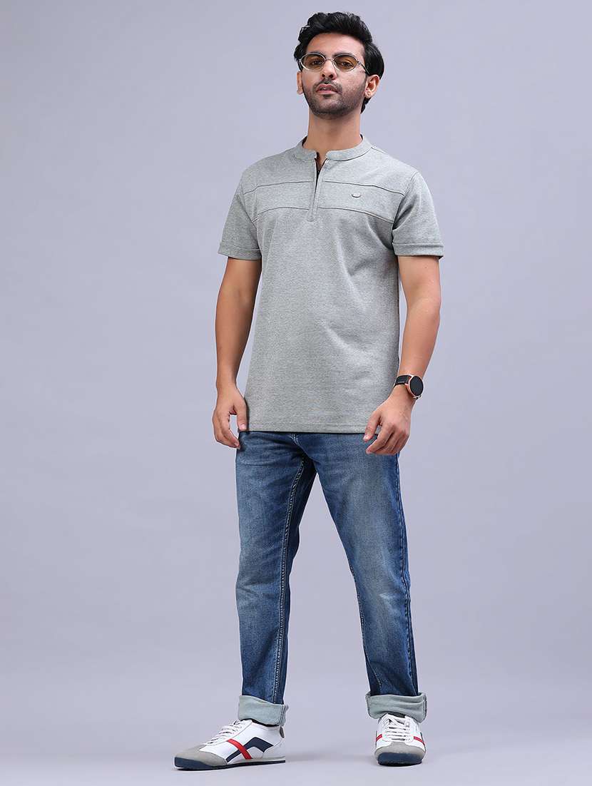 men washed mid rise full length jeans - 21982460 -  Standard Image - 4