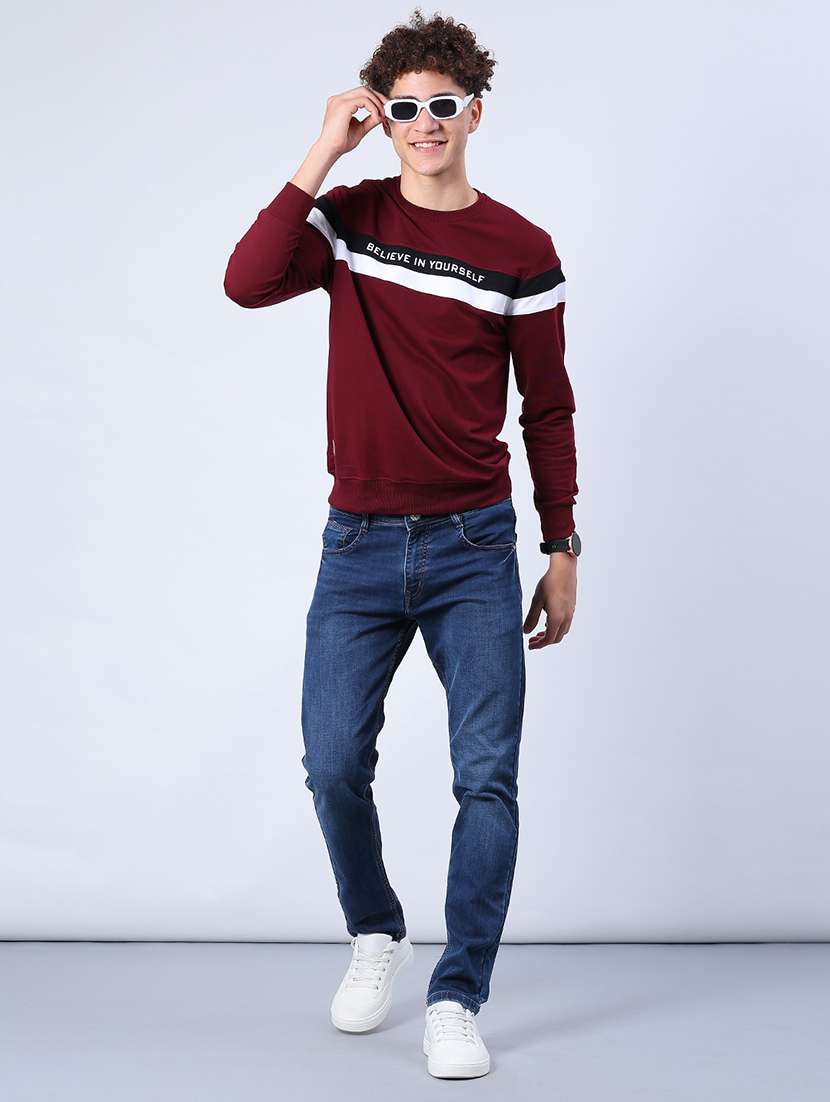 Men Washed Mid Rise Full Length Jeans - 21982461 -  Standard Image - 4