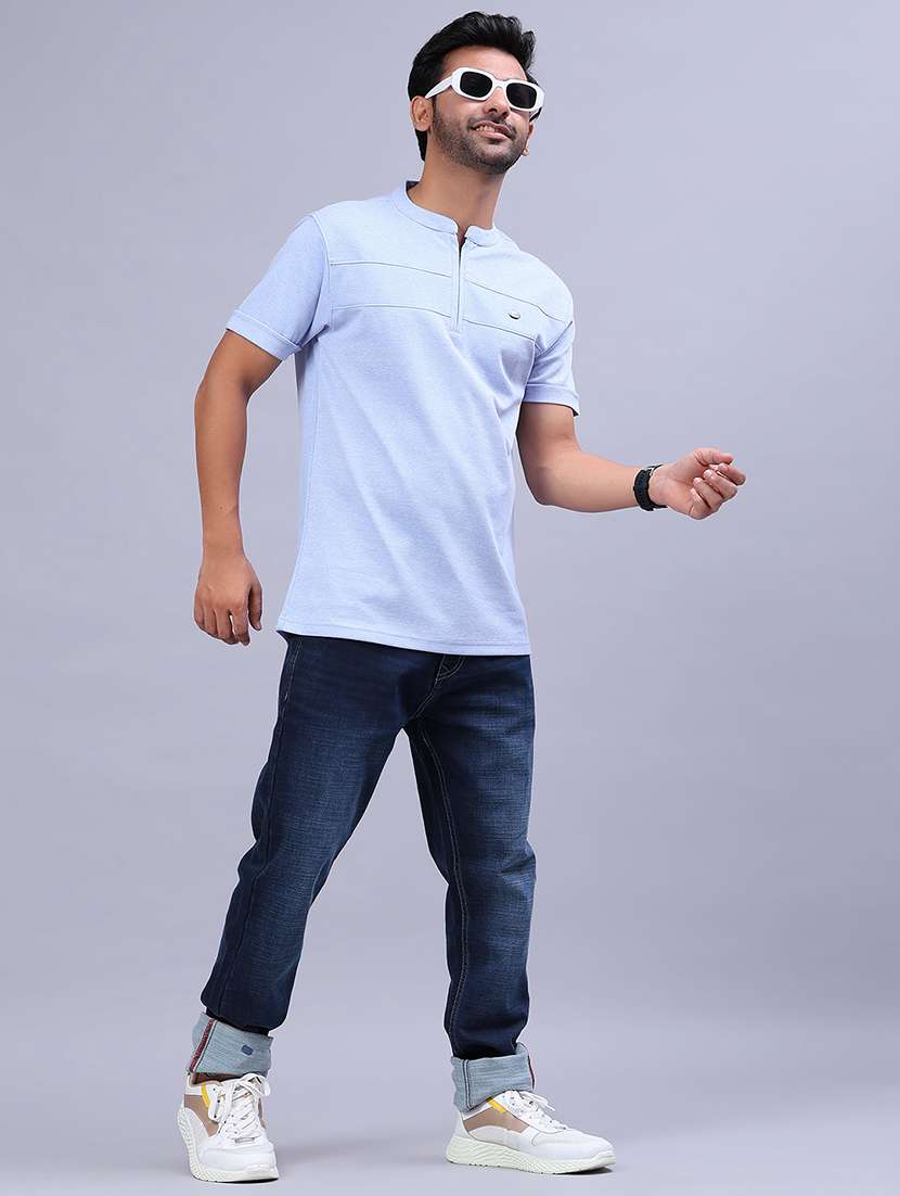 Men Washed Mid Rise Full Length Jeans - 21982463 -  Standard Image - 4