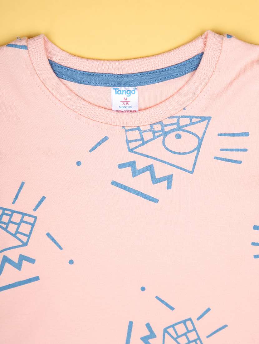 kids printed t-shirt and pajama co-ord set - 21982496 -  Standard Image - 4