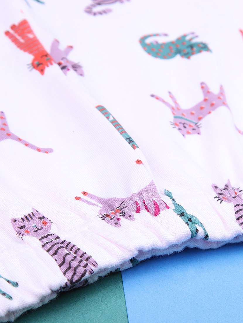 kids printed t-shirt and pajama co-ord set - 21982501 -  Standard Image - 4