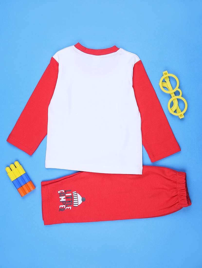 kids printed t-shirt and pajama co-ord set - 21982541 -  Standard Image - 1