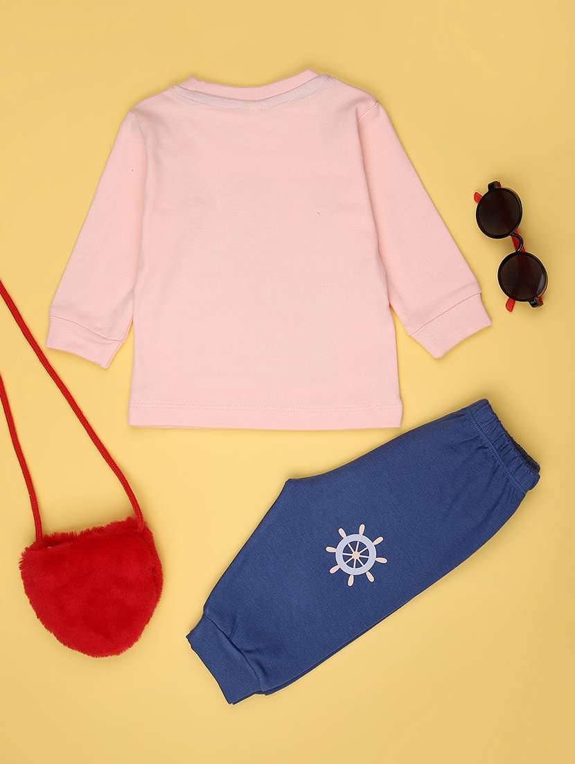 kids printed t-shirt and pajama co-ord set - 21982612 -  Standard Image - 1