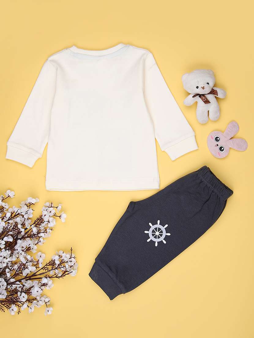 kids printed t-shirt and pajama co-ord set - 21982614 -  Standard Image - 1